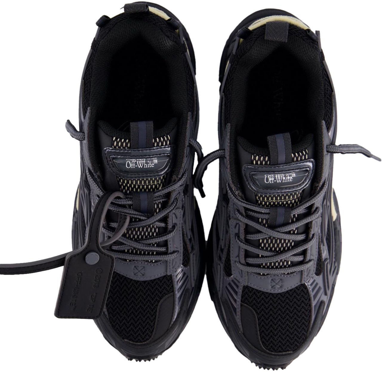 OFF-WHITE Heren Ow Be Right Back Sneaker Zwart