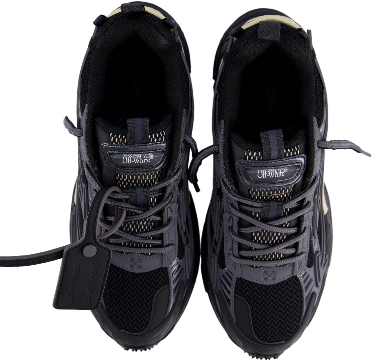 OFF-WHITE Heren Ow Be Right Back Sneaker Zwart Zwart