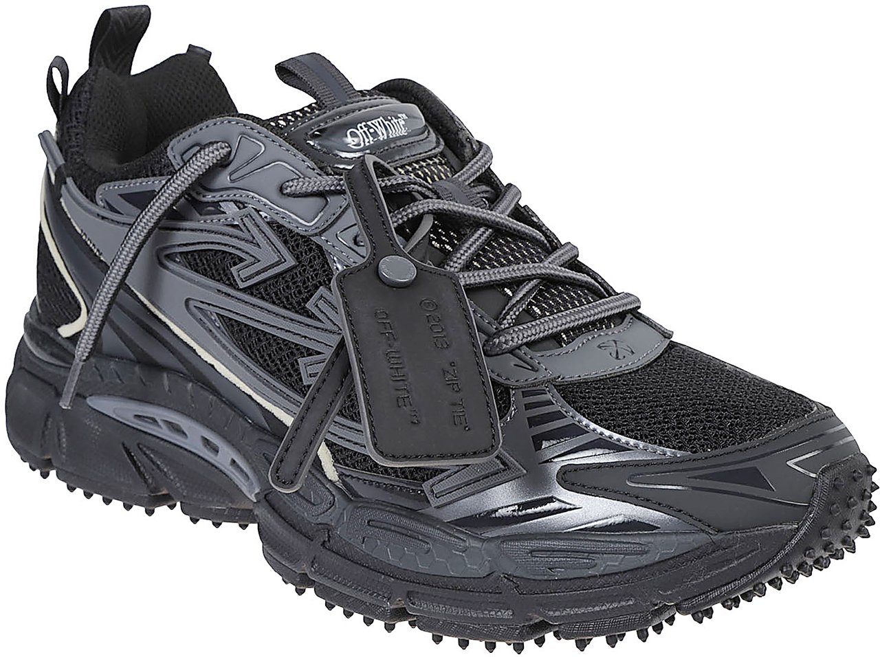 OFF-WHITE Be Right Back Sneakers Black Zwart