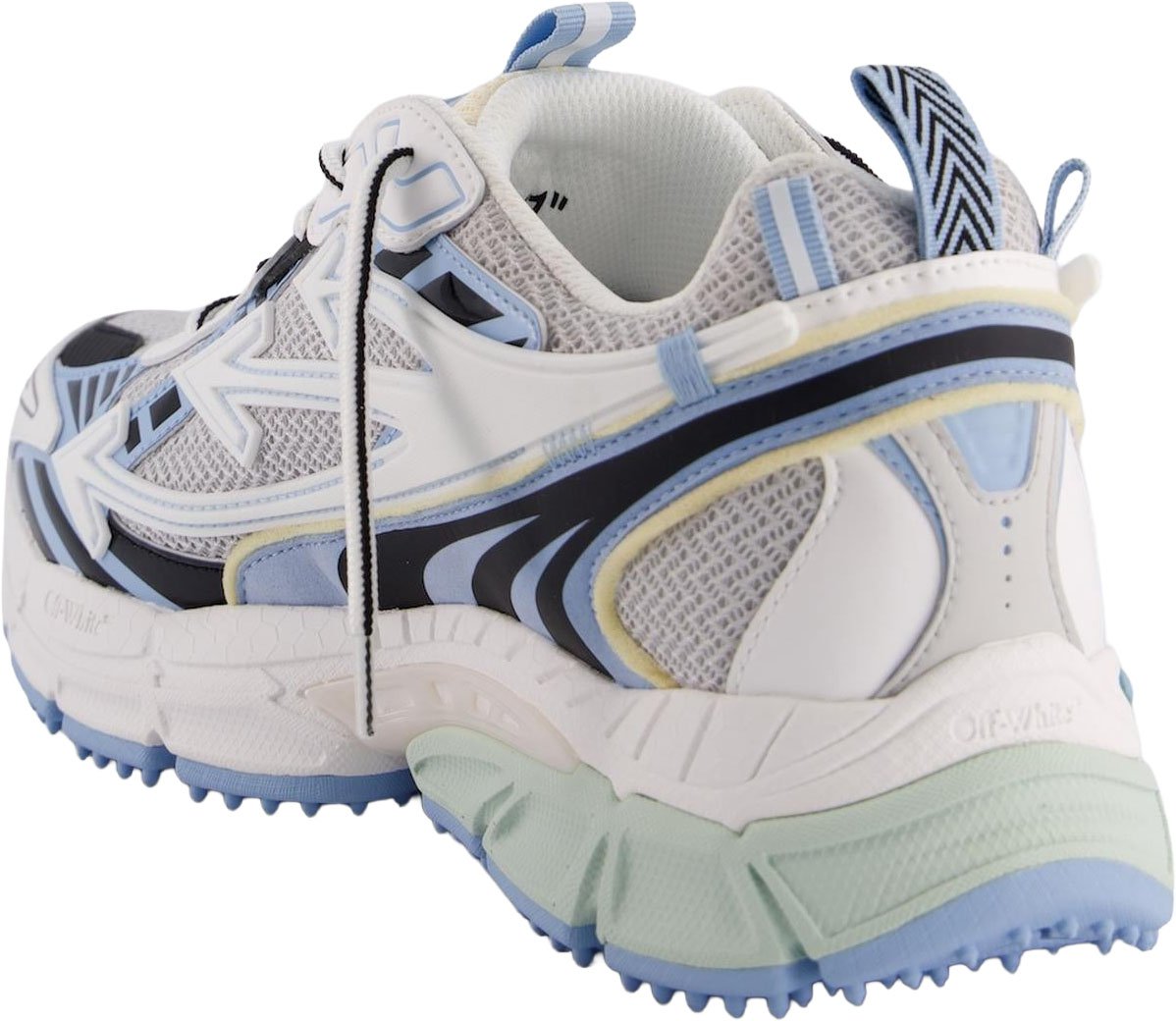 OFF-WHITE Heren Ow Be Right Back Sneaker Grijs Wit