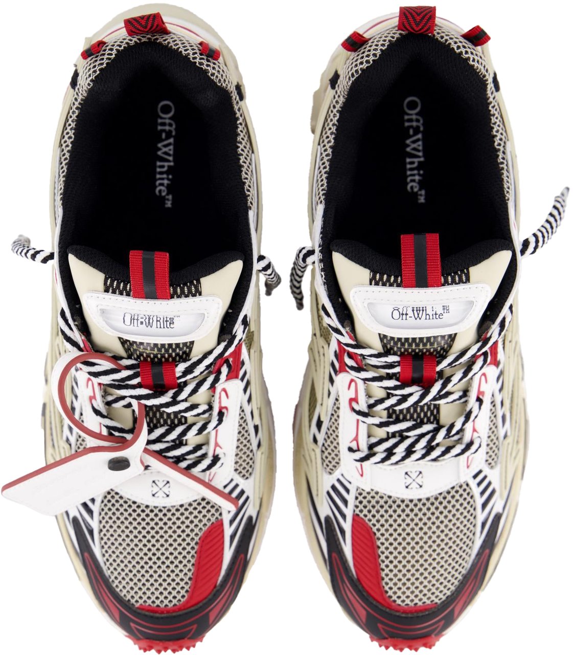 OFF-WHITE Heren Ow Be Right Back Sneaker Beige