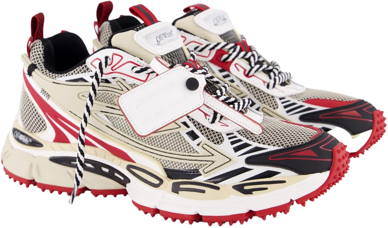 OFF-WHITE Heren Ow Be Right Back Sneaker Beige