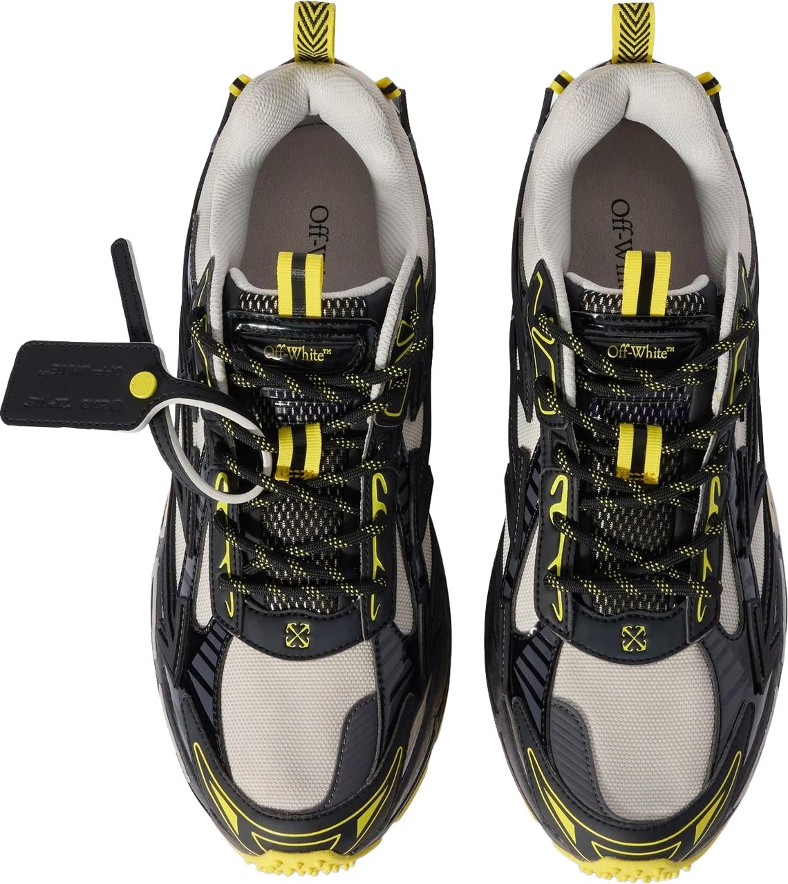OFF-WHITE Heren Ow Be Right Back Sneaker Zwart Zwart