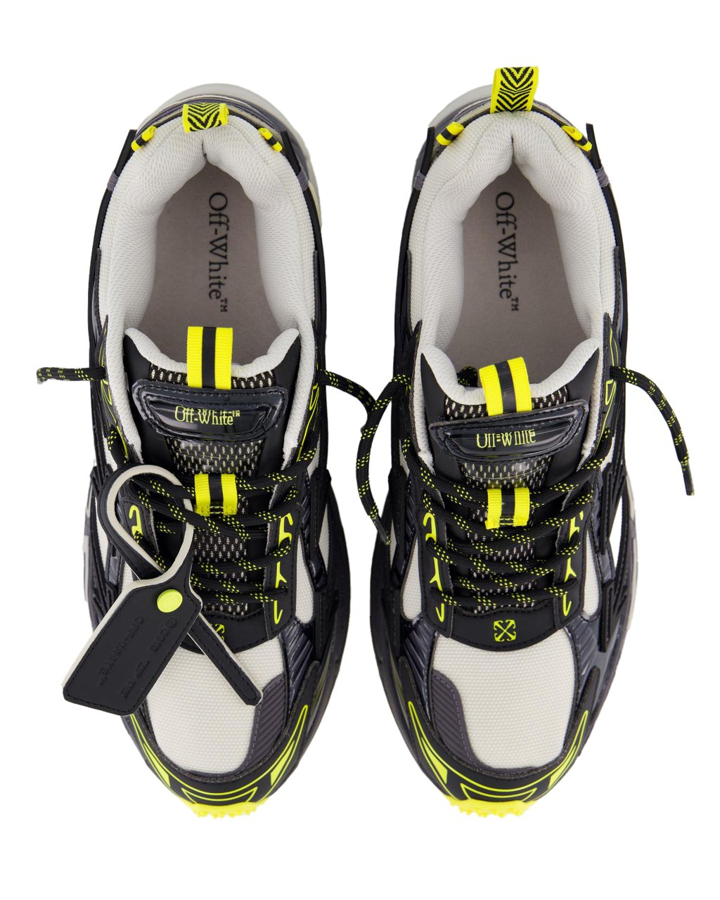 OFF-WHITE Heren Ow Be Right Back Sneaker Zwart Zwart