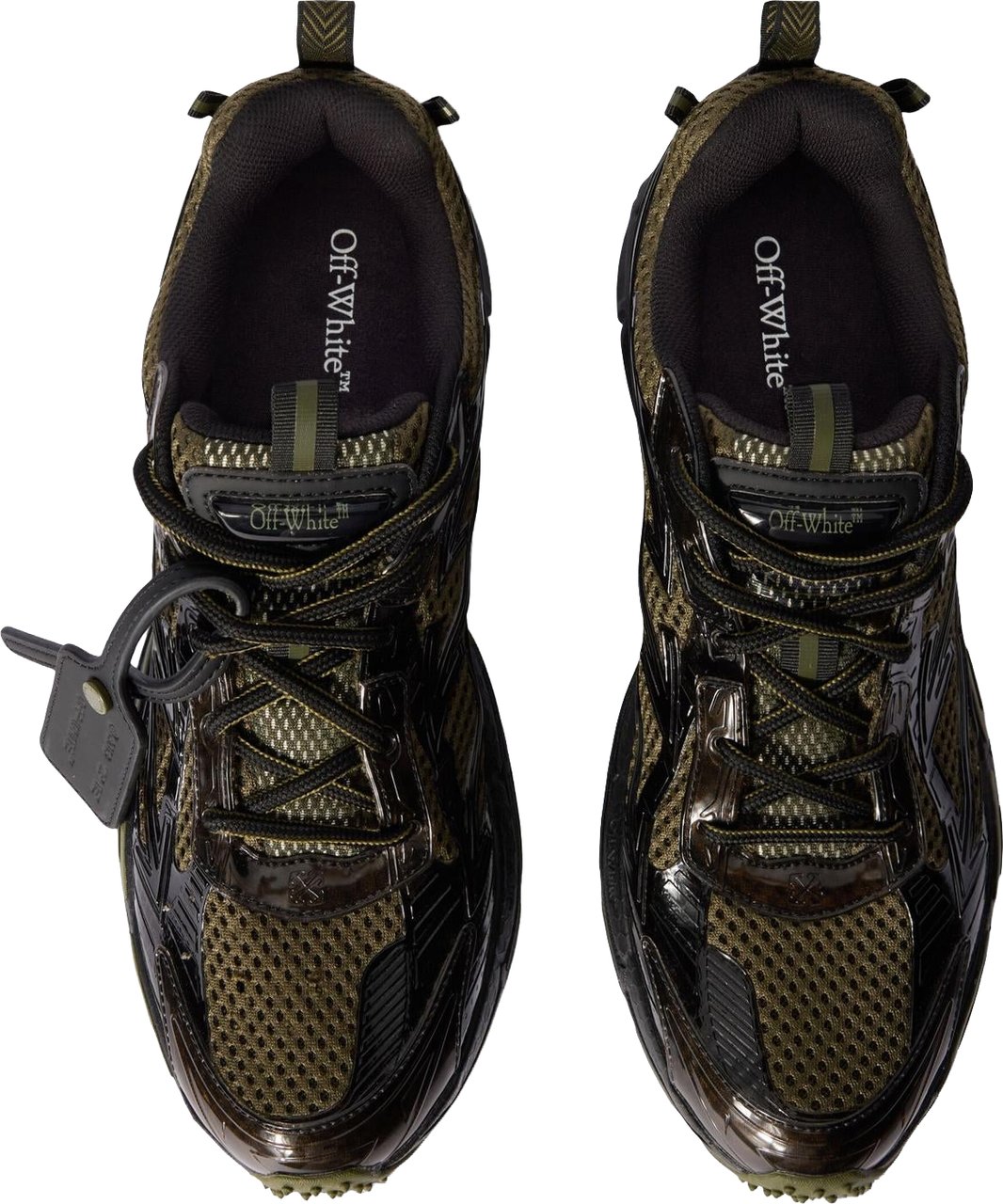 OFF-WHITE Heren Ow Be Right Back Sneaker Groen