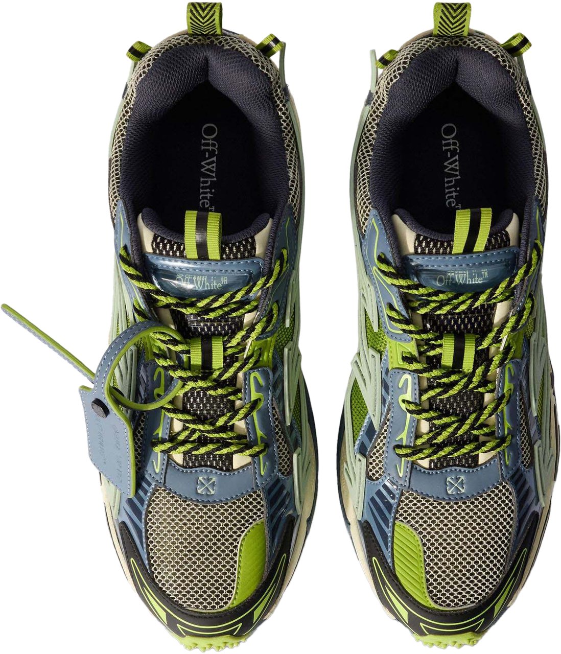 OFF-WHITE Heren Ow Be Right Back Sneaker Groen