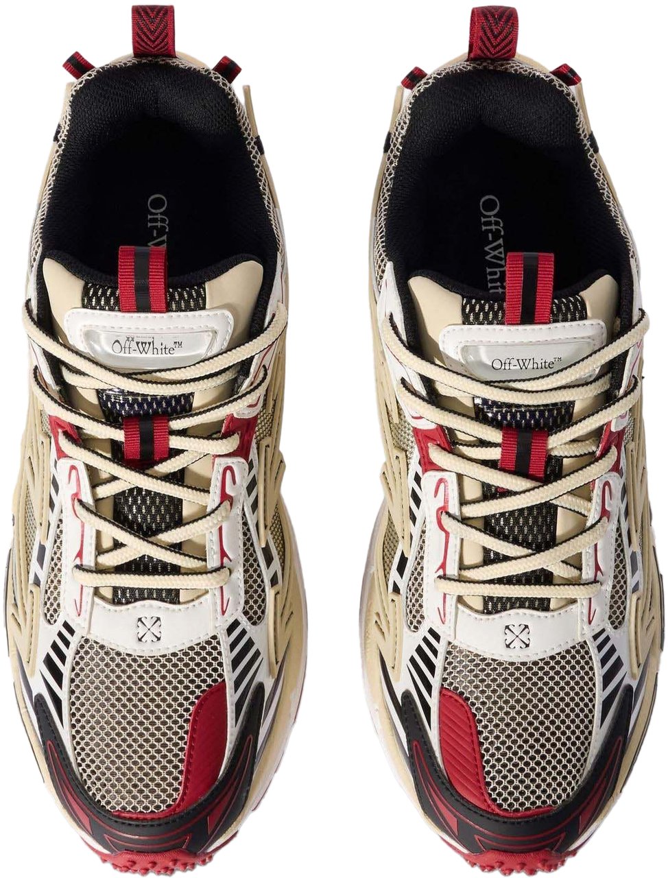 OFF-WHITE Heren Ow Be Right Back Sneaker Beige