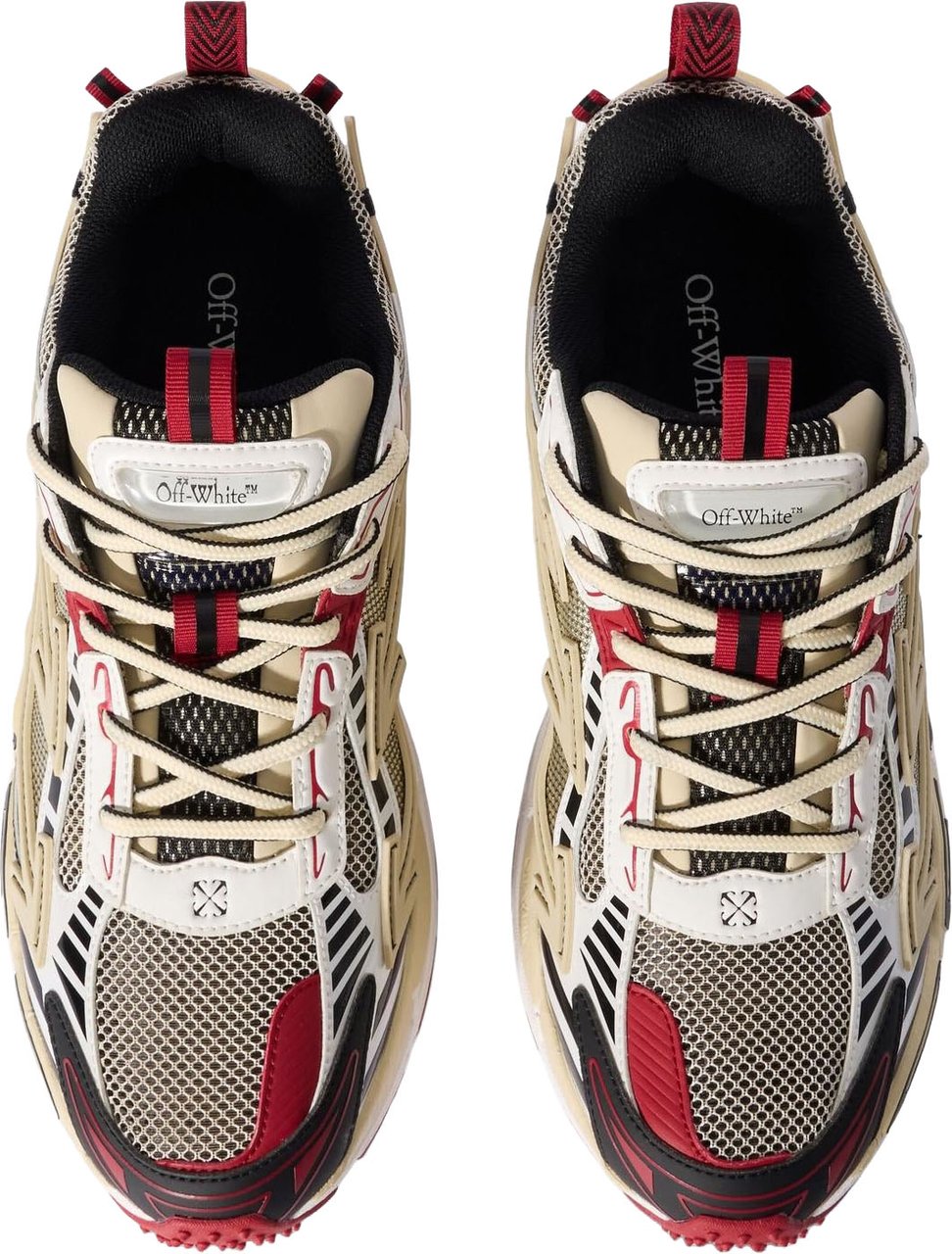 OFF-WHITE OFF WHITE Heren Ow Be Right Back Sneaker Beige