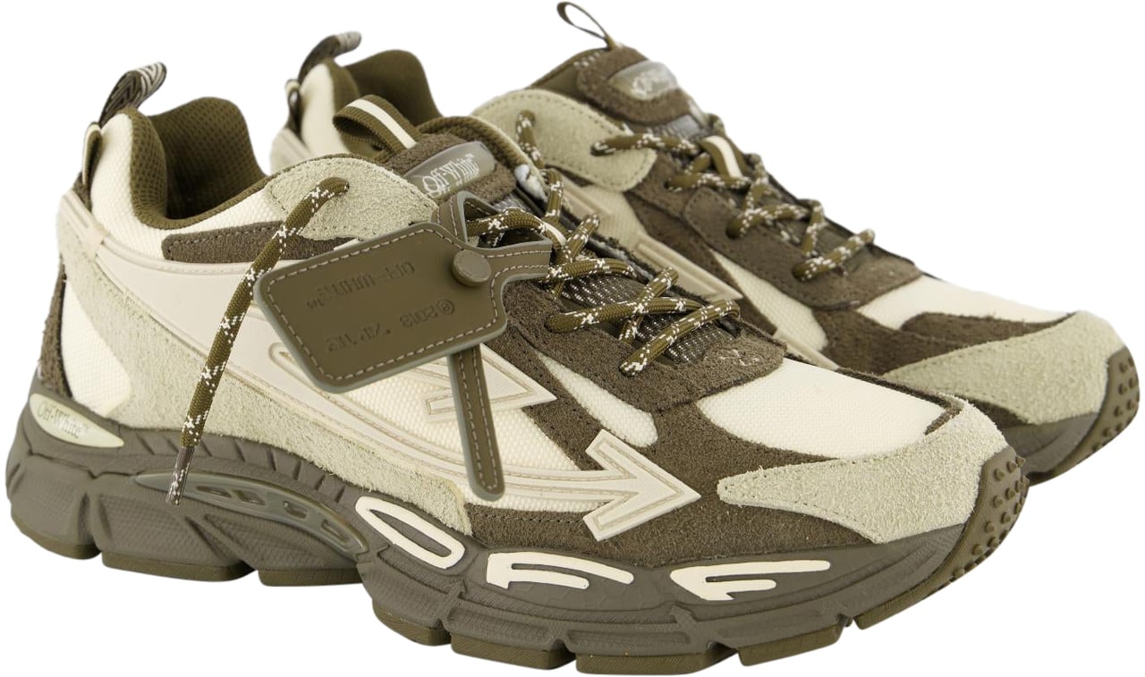 OFF-WHITE Heren Ow Be Right Back Sneaker Groen