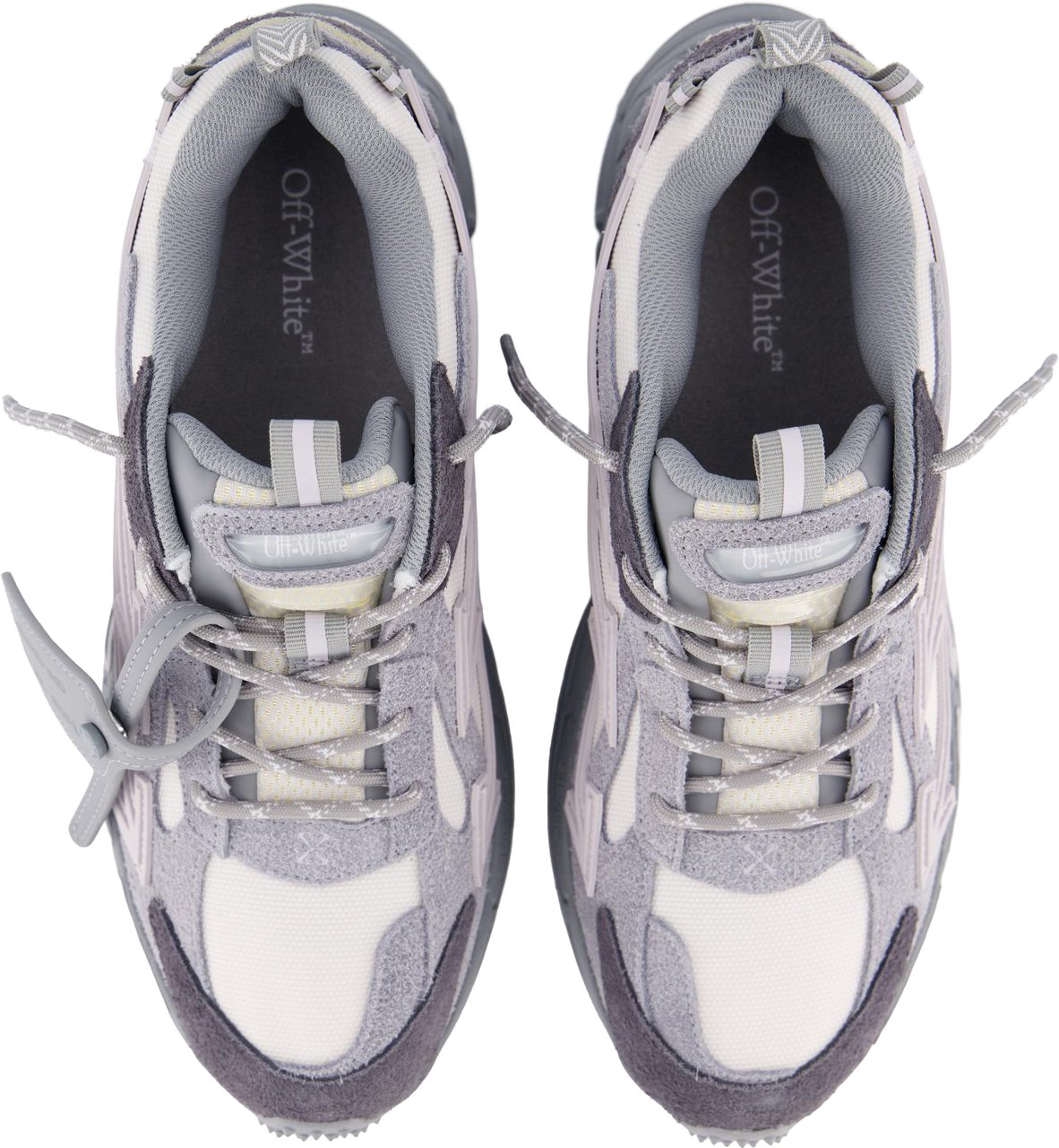 OFF-WHITE Heren Ow Be Right Back Sneaker Grijs