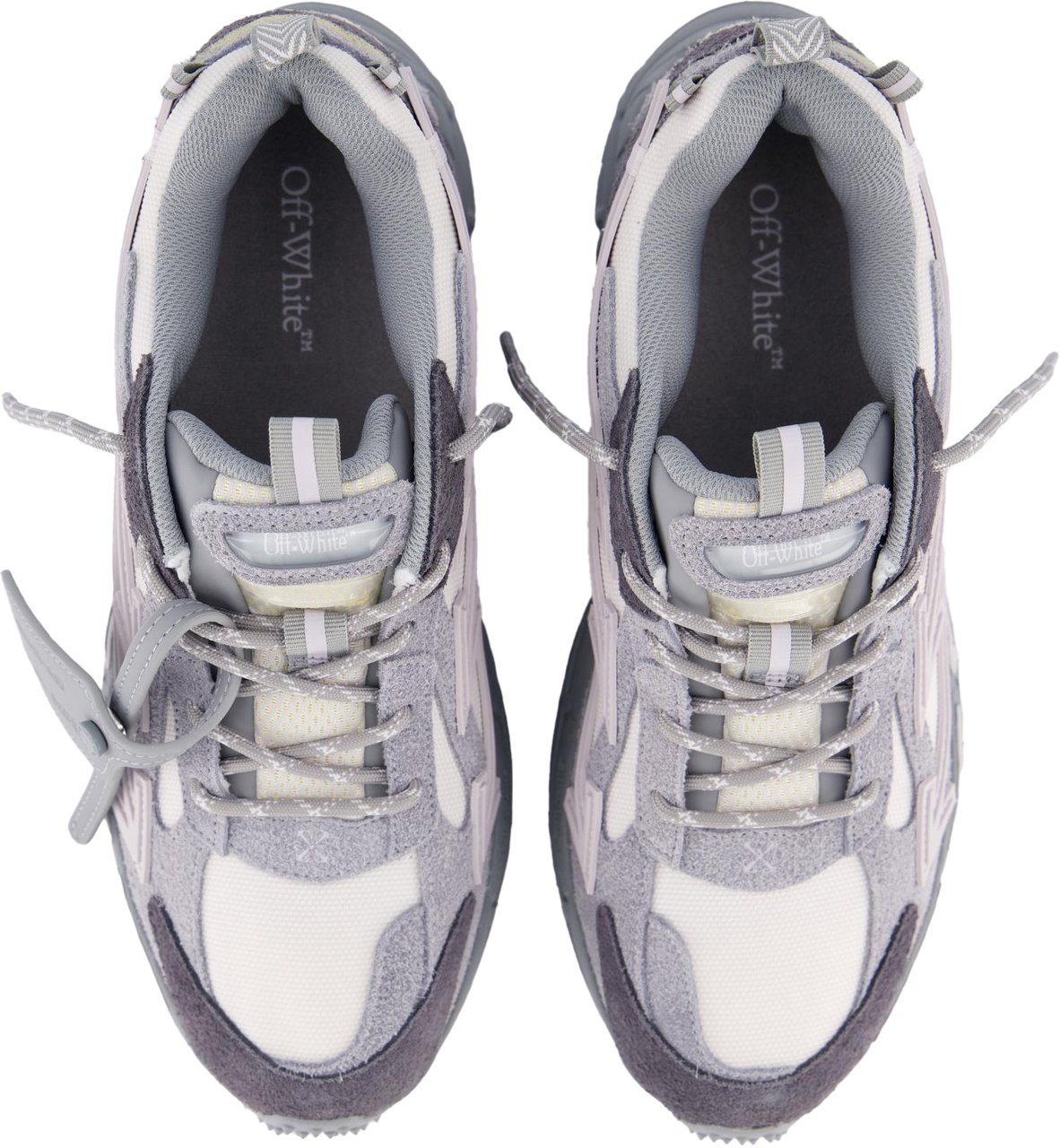 OFF-WHITE Heren Ow Be Right Back Sneaker Grijs