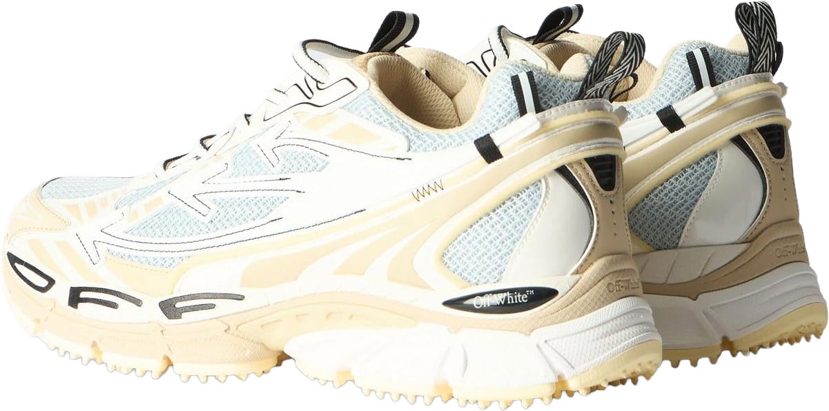 OFF-WHITE Heren Ow Be Right Back Sneaker Beige Beige