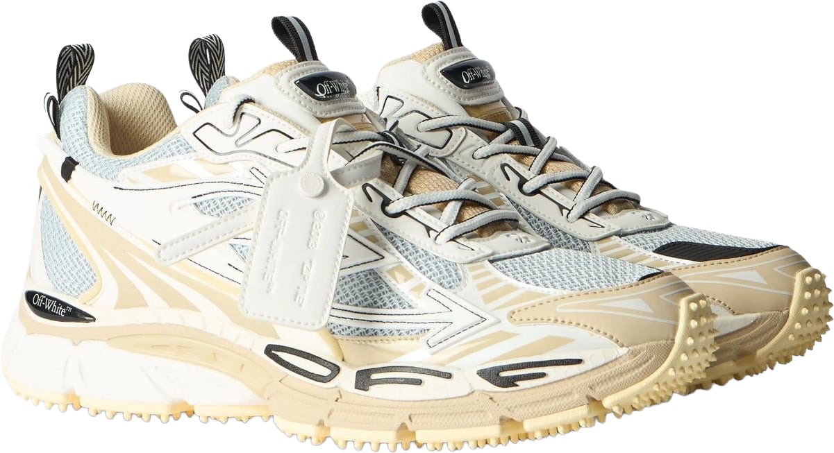 OFF-WHITE Heren Ow Be Right Back Sneaker Beige Beige