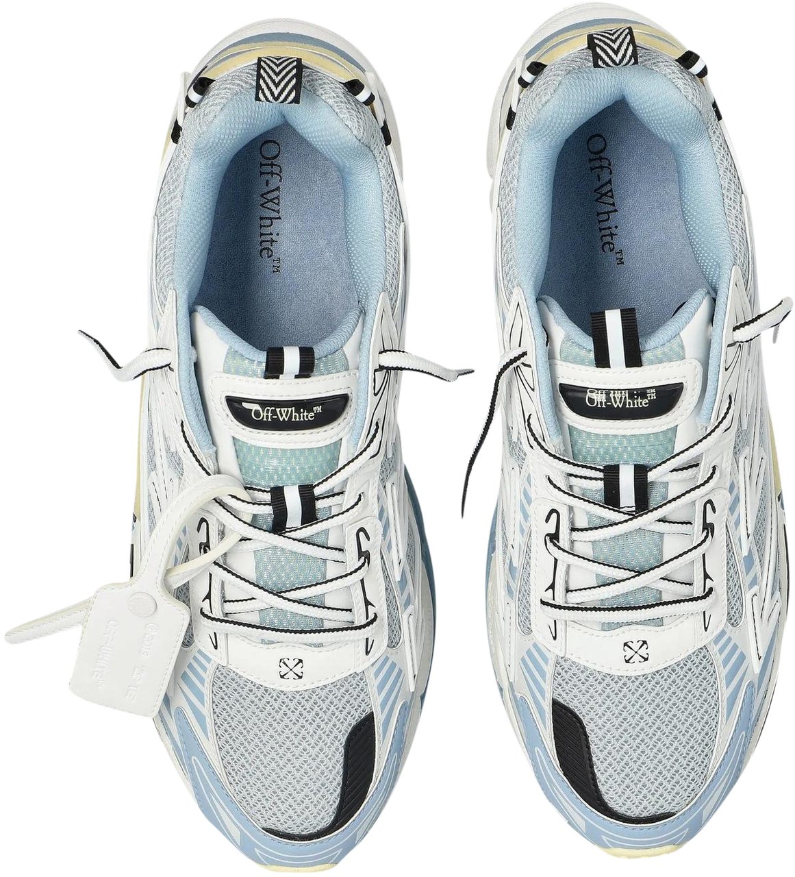 OFF-WHITE Heren Ow Be Right Back Sneaker Blauw