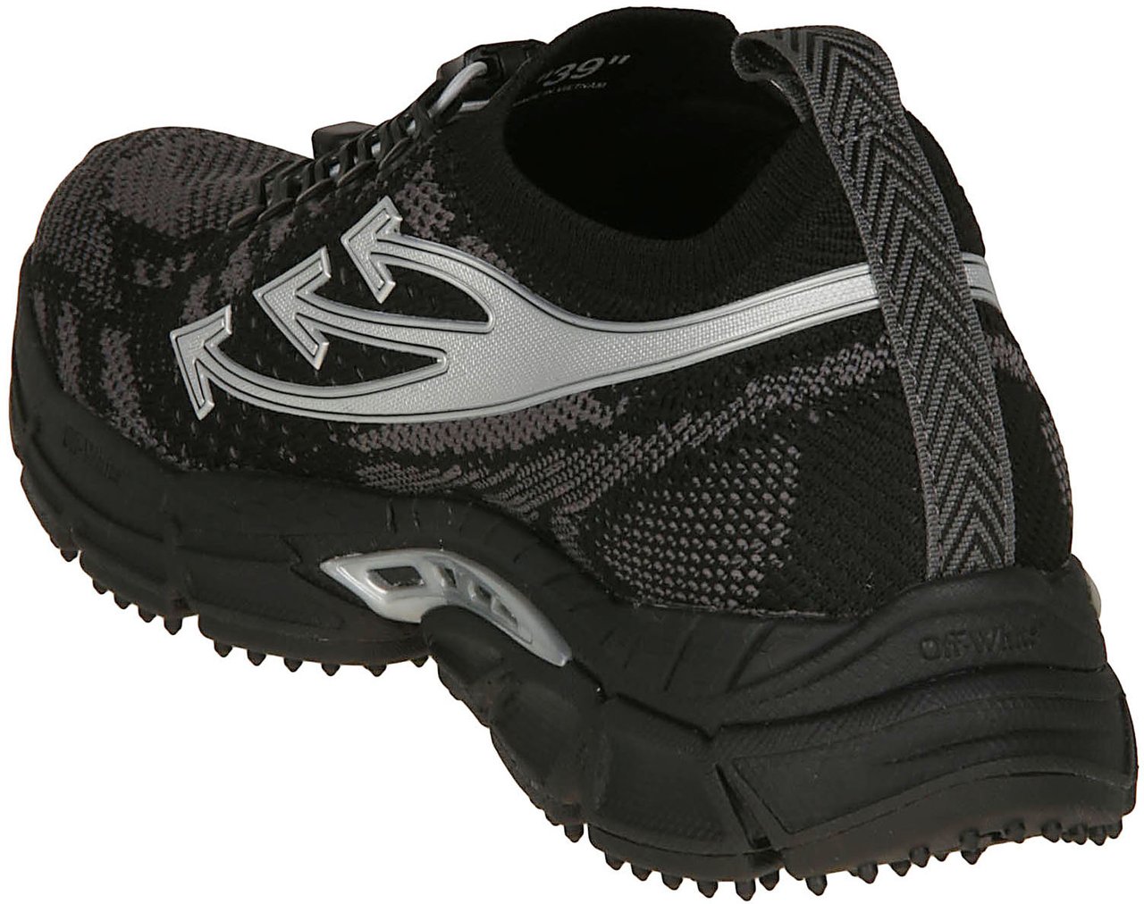 OFF-WHITE M-be Right Back Sneakers Black Zwart