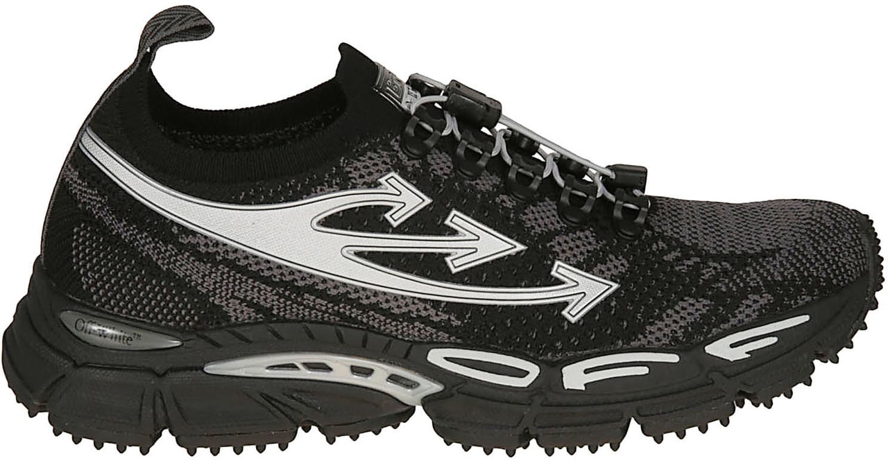 OFF-WHITE M-be Right Back Sneakers Black Zwart