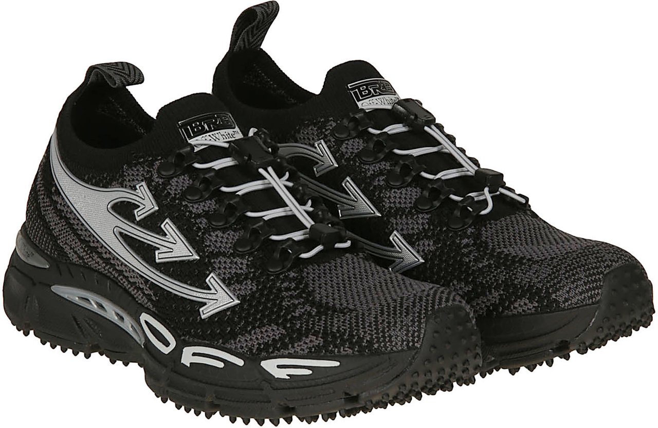 OFF-WHITE M-be Right Back Sneakers Black Zwart