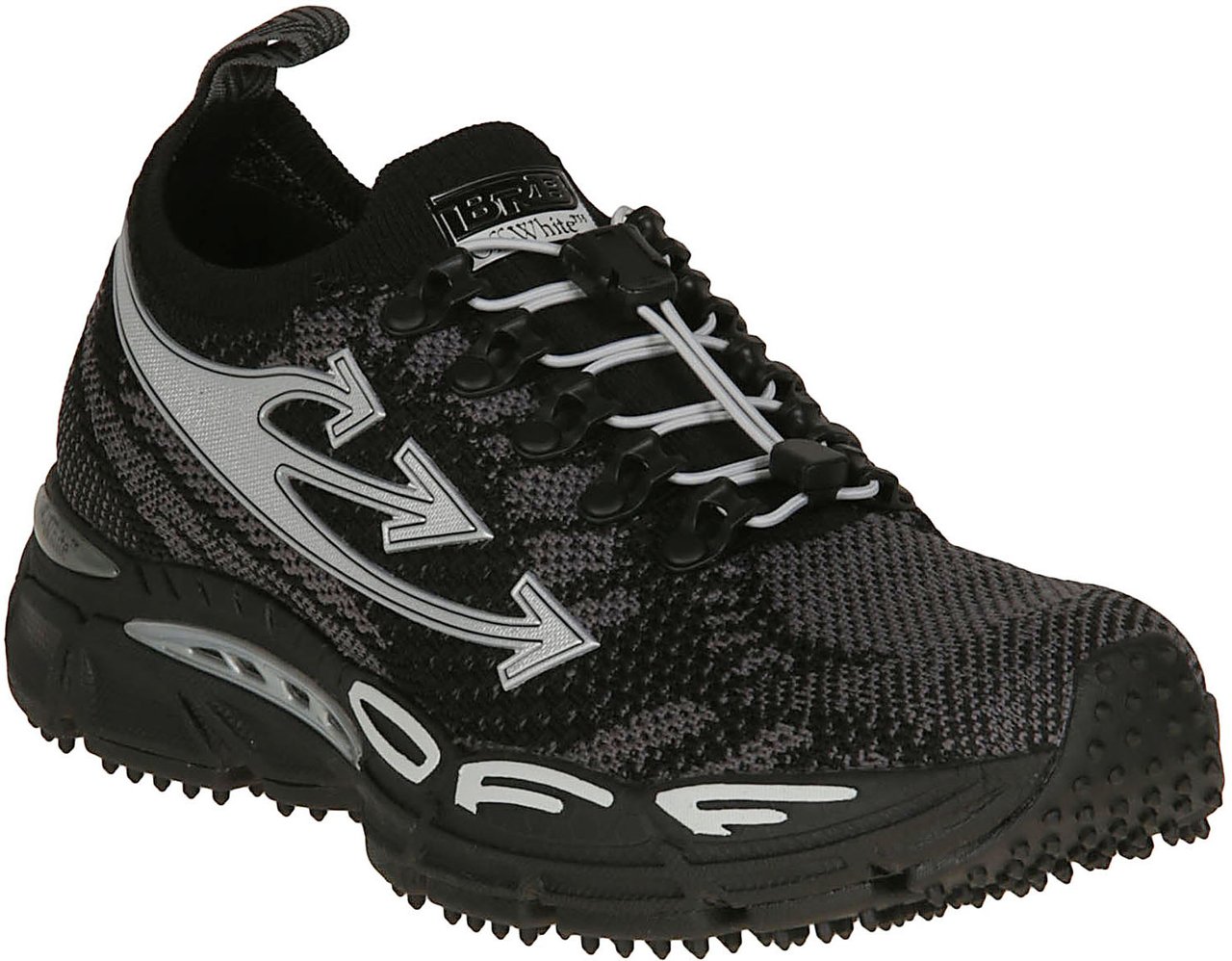 OFF-WHITE M-be Right Back Sneakers Black Zwart