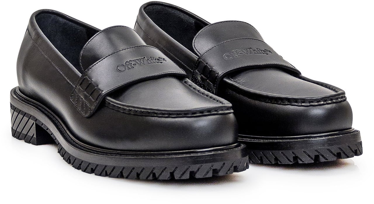 OFF-WHITE Mocassino Military Zwart