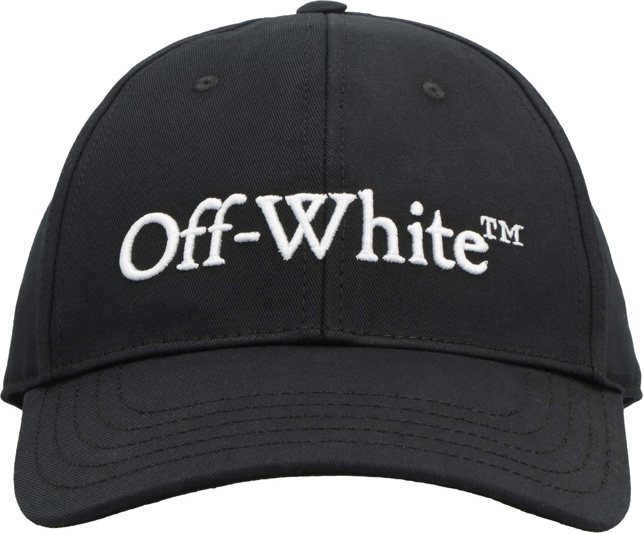 OFF-WHITE Logo baseball cap Zwart