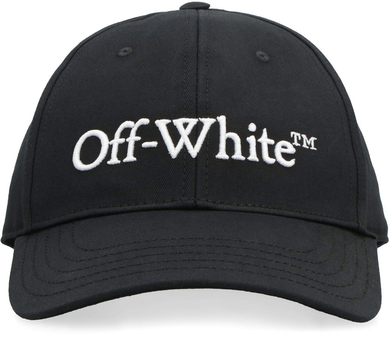OFF-WHITE Logo baseball cap Zwart