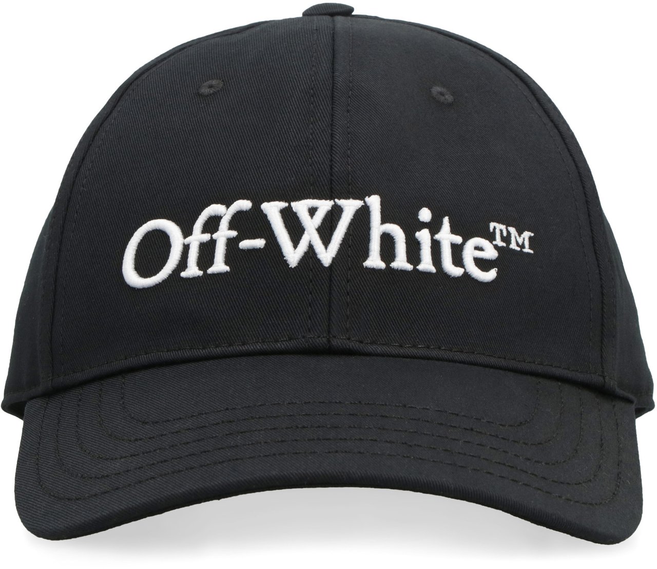 OFF-WHITE Logo baseball cap Zwart