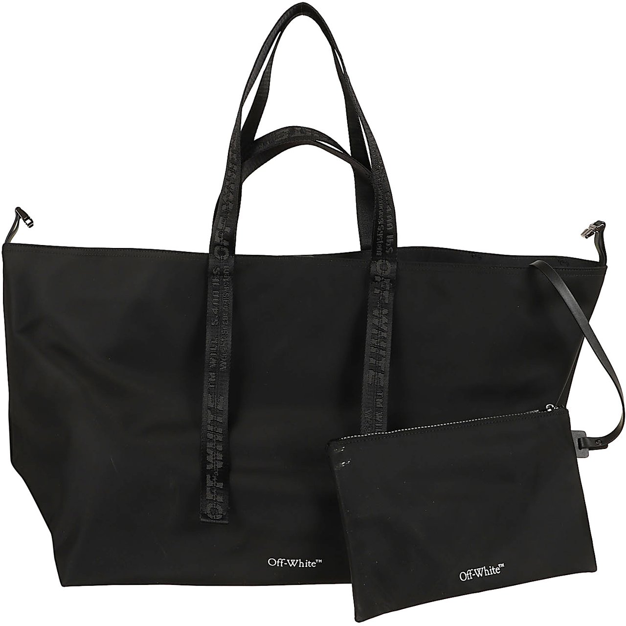 OFF-WHITE OFF WHITE HERITAGE DAY OFF TOTE L BLACK - WHITE Zwart