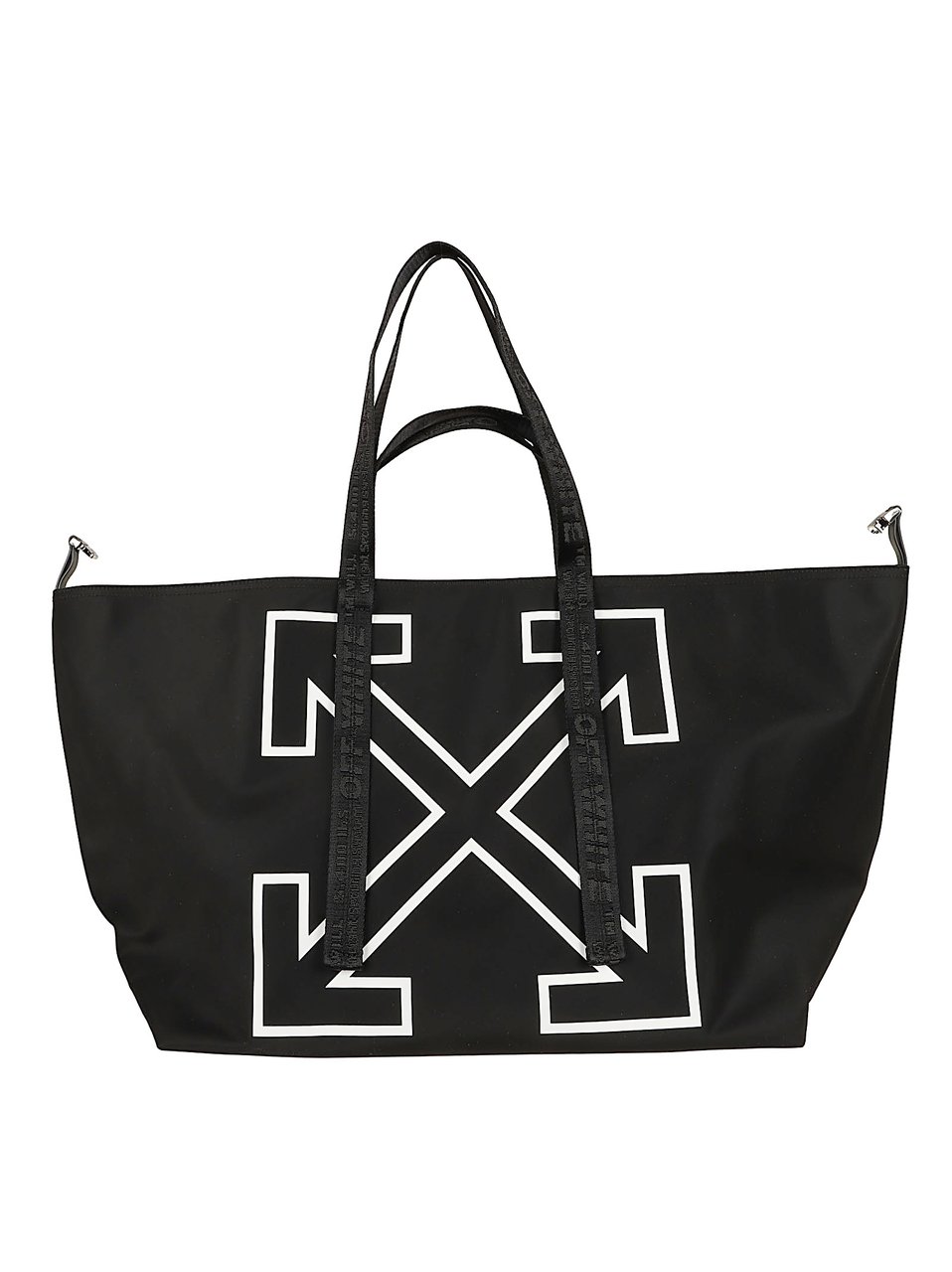 OFF-WHITE Heritage Day Off Tote Bag with Iconic Arrow Motif Zwart