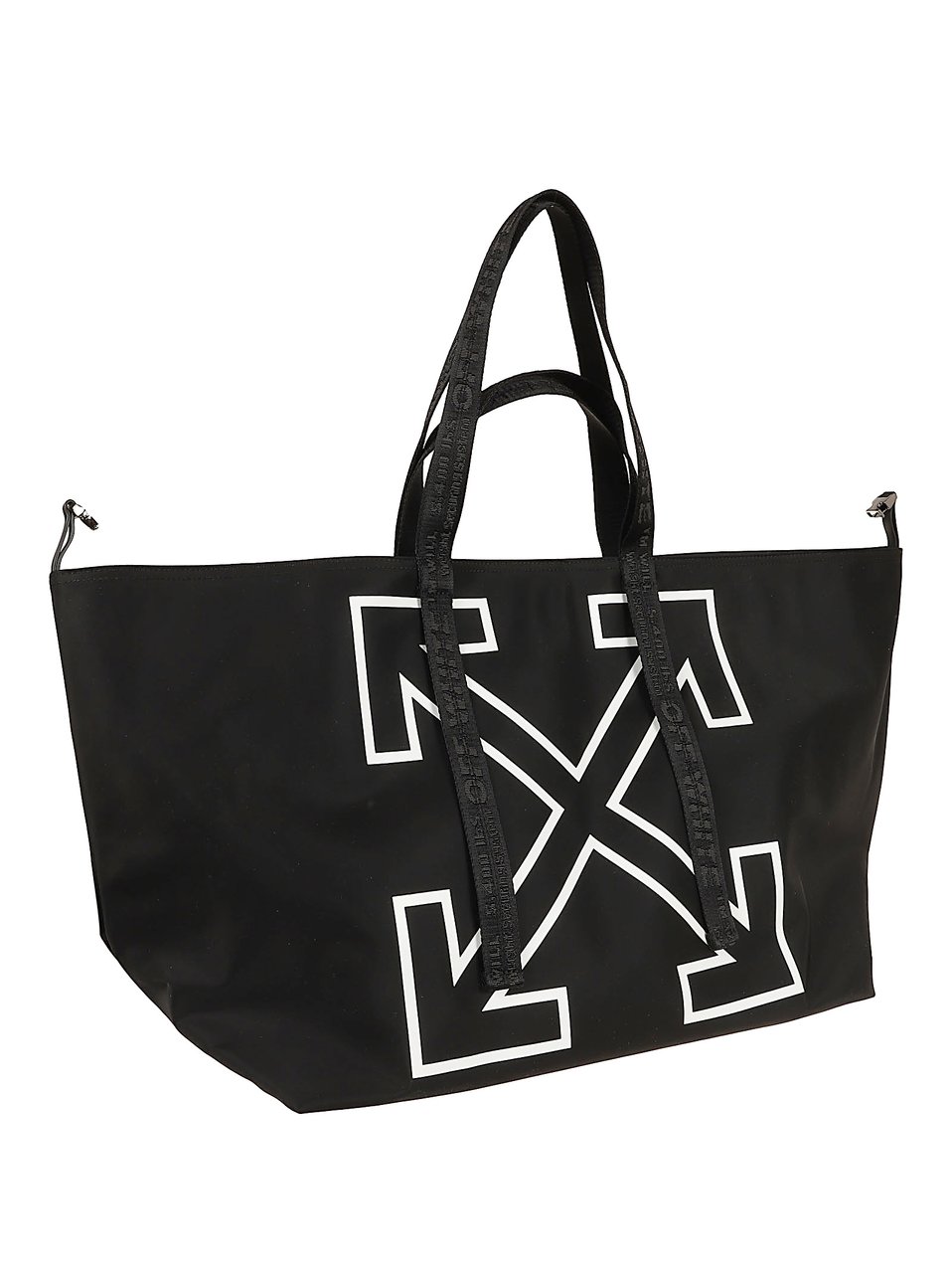 OFF-WHITE Heritage Day Off Tote Bag with Iconic Arrow Motif Zwart