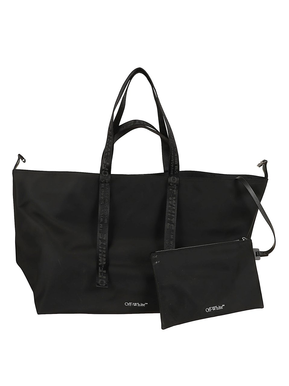 OFF-WHITE Heritage Day Off Tote Bag with Iconic Arrow Motif Zwart