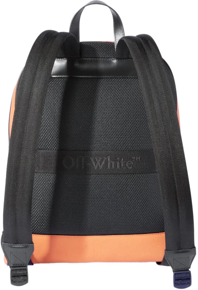 OFF-WHITE Basket Round Logo Backpack Oranje