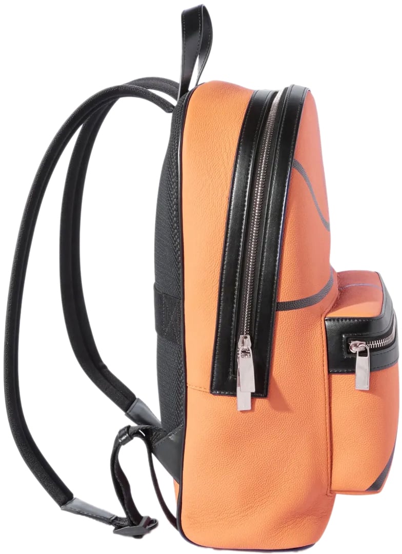 OFF-WHITE Basket Round Logo Backpack Oranje