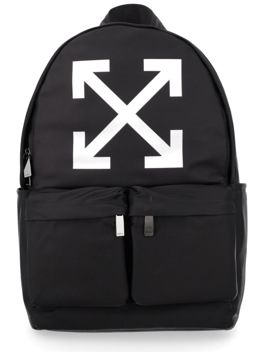 OFF-WHITE Full Arrow Polyamide Graphic Backpack Zwart
