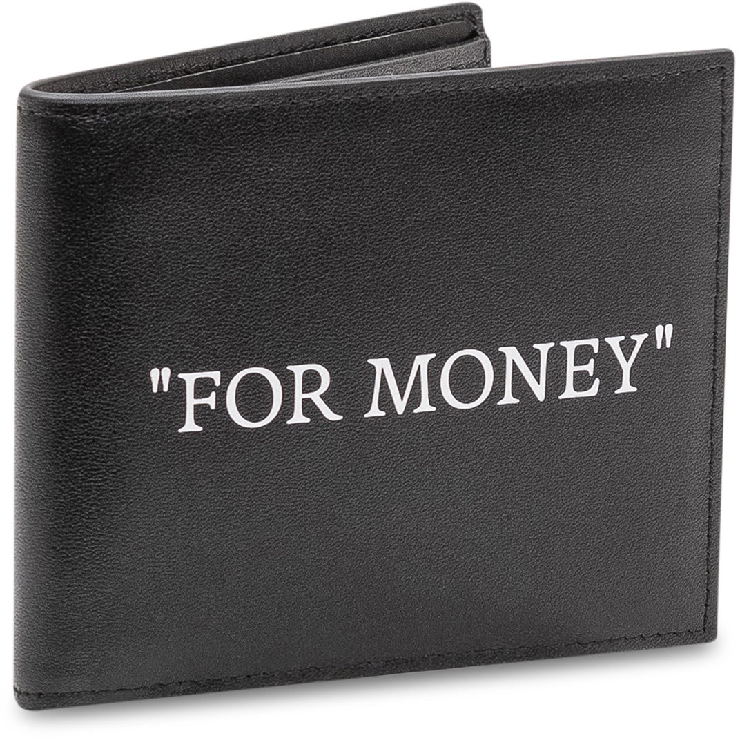 OFF-WHITE Portafoglio con Stampa Frontale Zwart