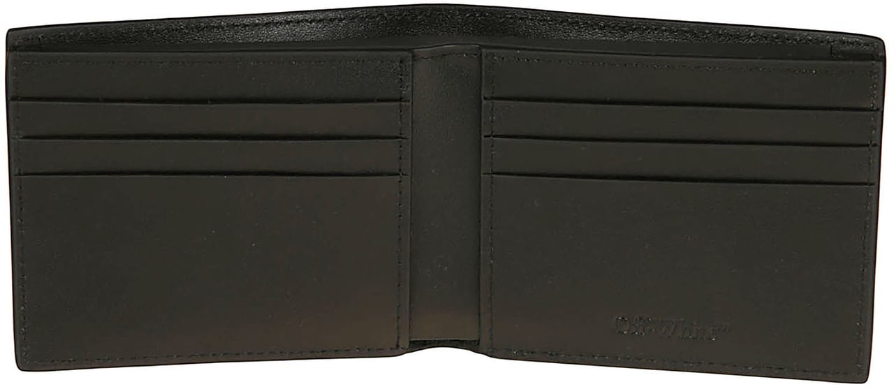 OFF-WHITE Heritage Bifold Wallet Black Zwart