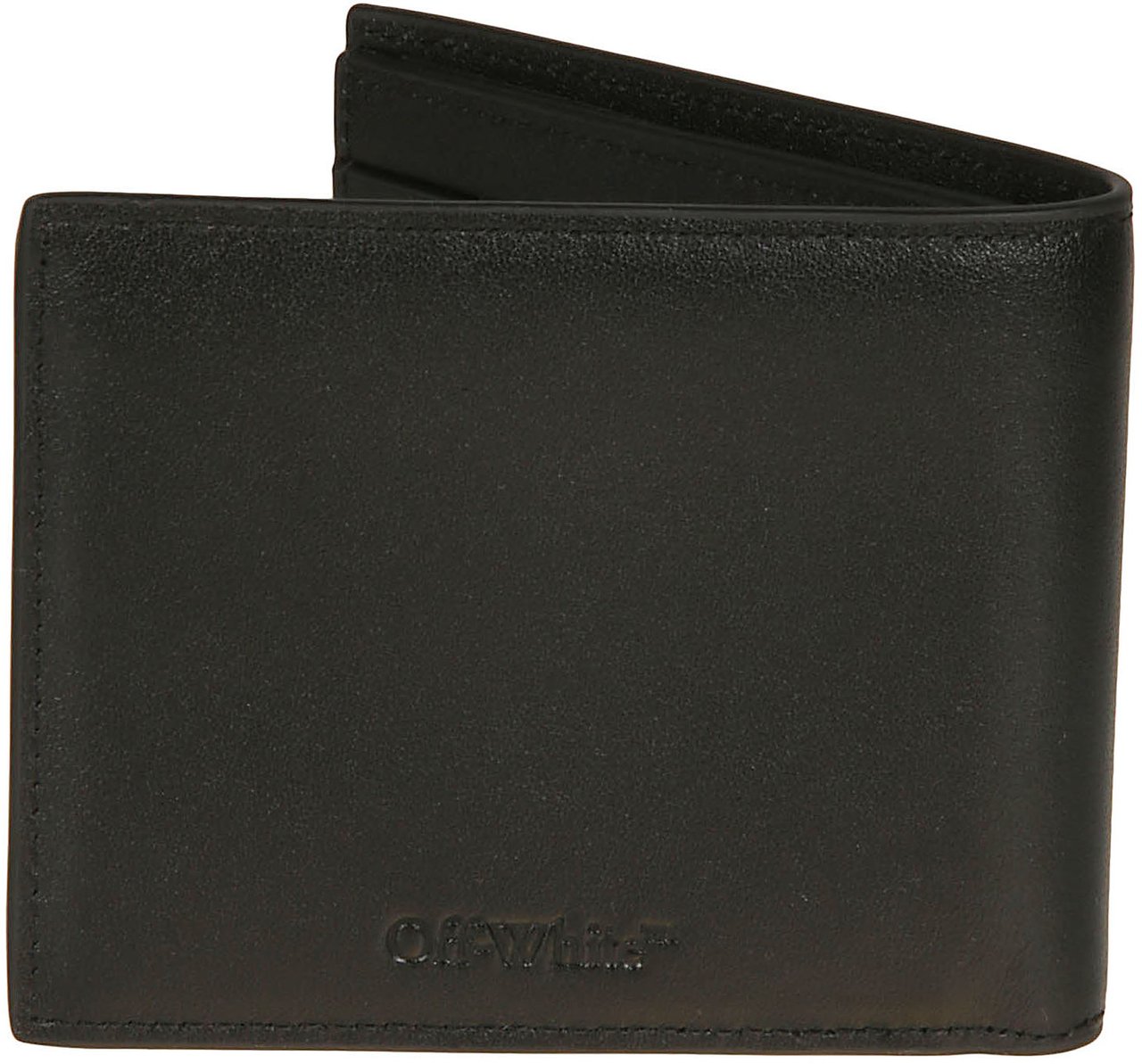 OFF-WHITE Heritage Bifold Wallet Black Zwart