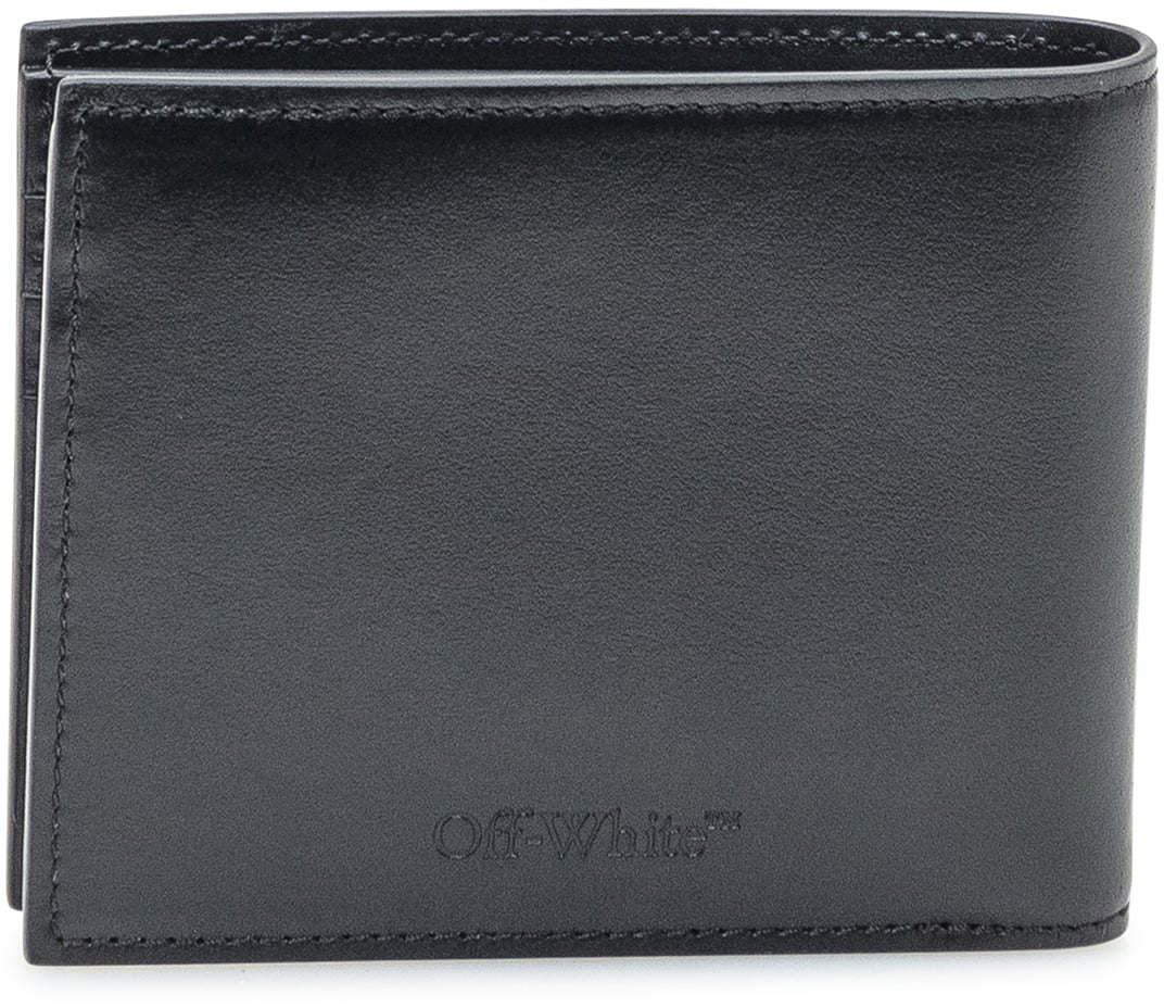 OFF-WHITE Portafoglio Off-White Jitney Quote Bifold Nero Zwart