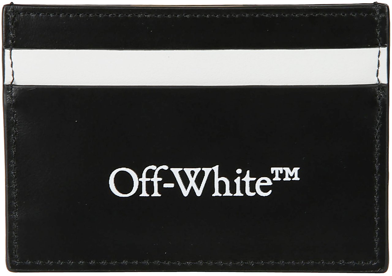 OFF-WHITE Ooo Sneaker Credit Card Holder Black Zwart