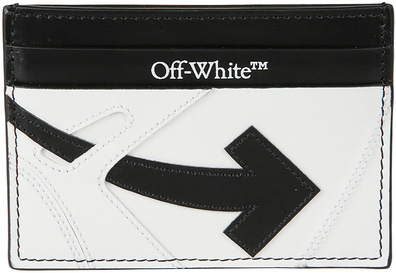 OFF-WHITE Ooo Sneaker Credit Card Holder Black Zwart