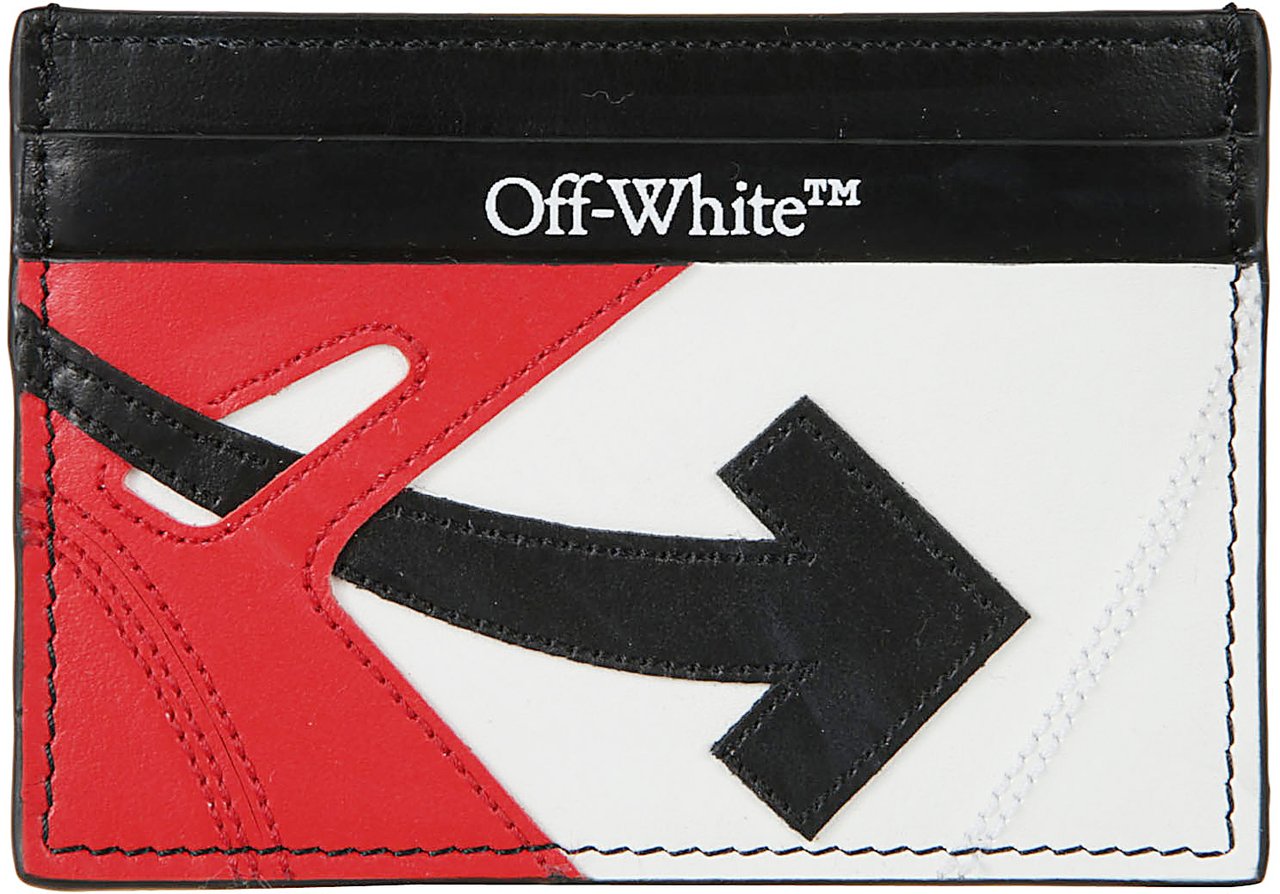 OFF-WHITE Ooo Sneaker Credit Card Holder Black Zwart