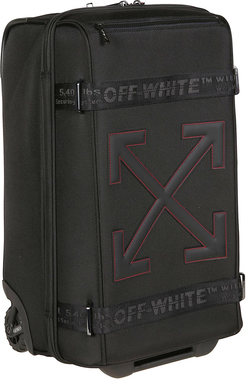 OFF-WHITE Arrow Cabin Soft Trolley Black Zwart
