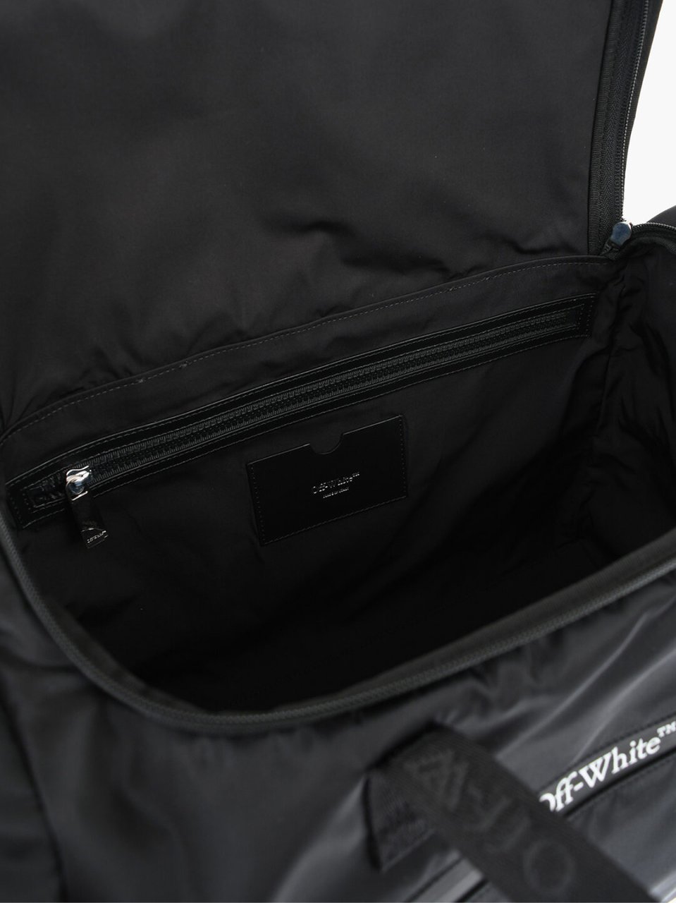 OFF-WHITE Outdoor Weekender Logo Duffle Bag Zwart