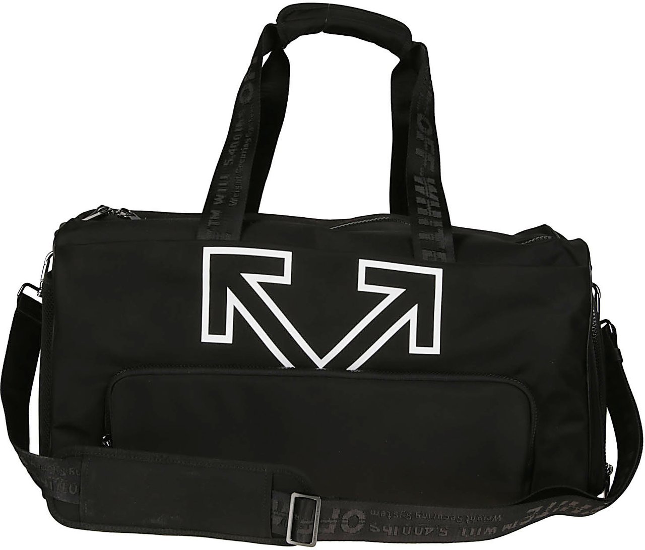 OFF-WHITE Heritage Gym Bag Black Zwart