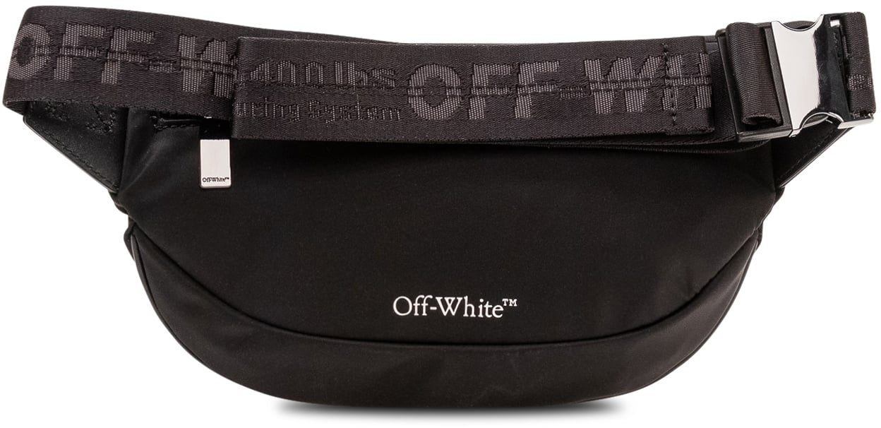 OFF-WHITE Marsupio con Zip e Logo Grafico Zwart