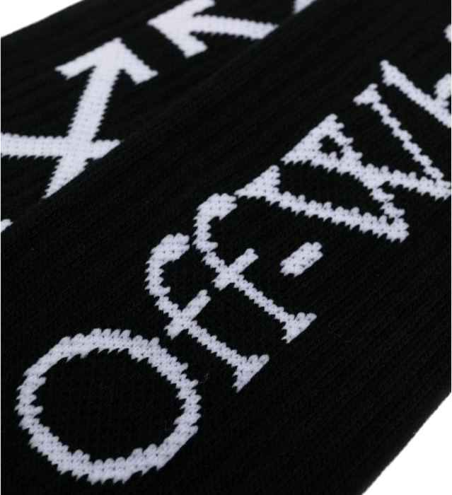 OFF-WHITE Calzini Core Bookish Arrow neri Zwart