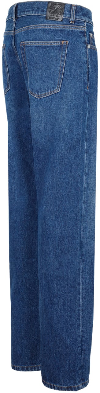 OFF-WHITE OFF WHITE OMYA177F23DEN002 Blauw