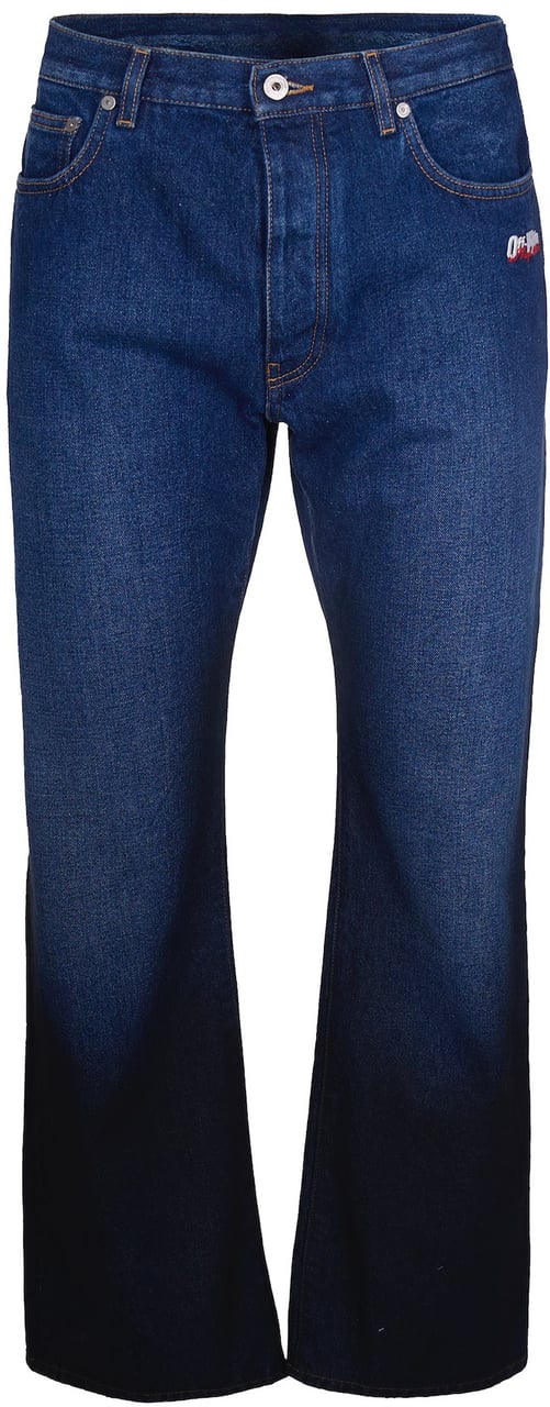 OFF-WHITE Jeans Mediumblueblack Navy