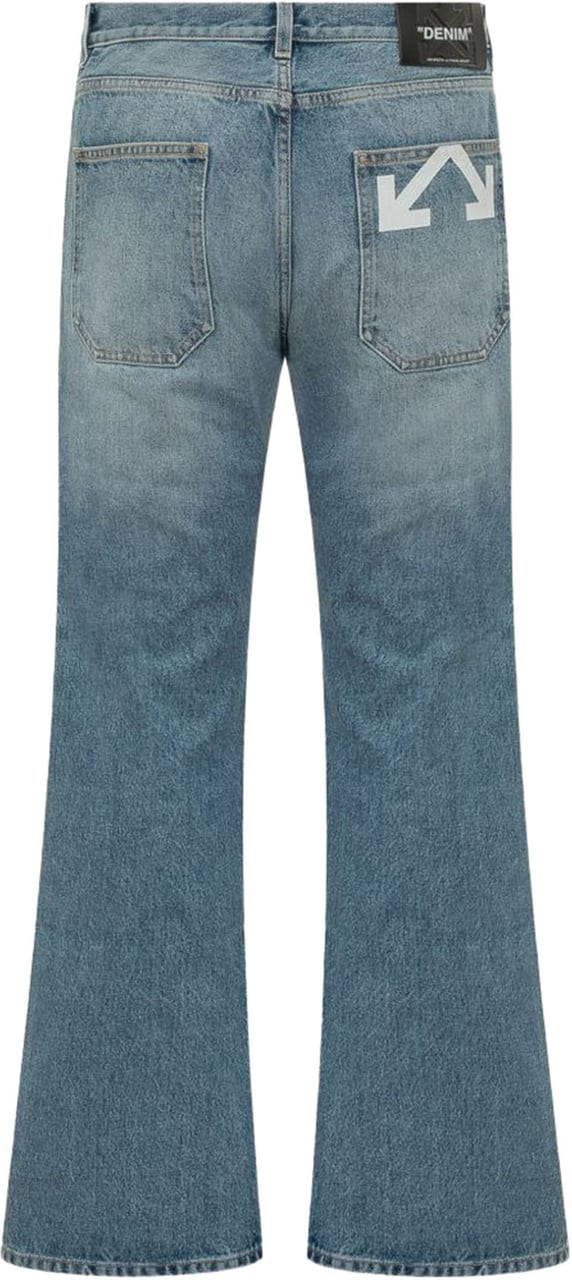 OFF-WHITE Jeans Light Medium Blue Blauw