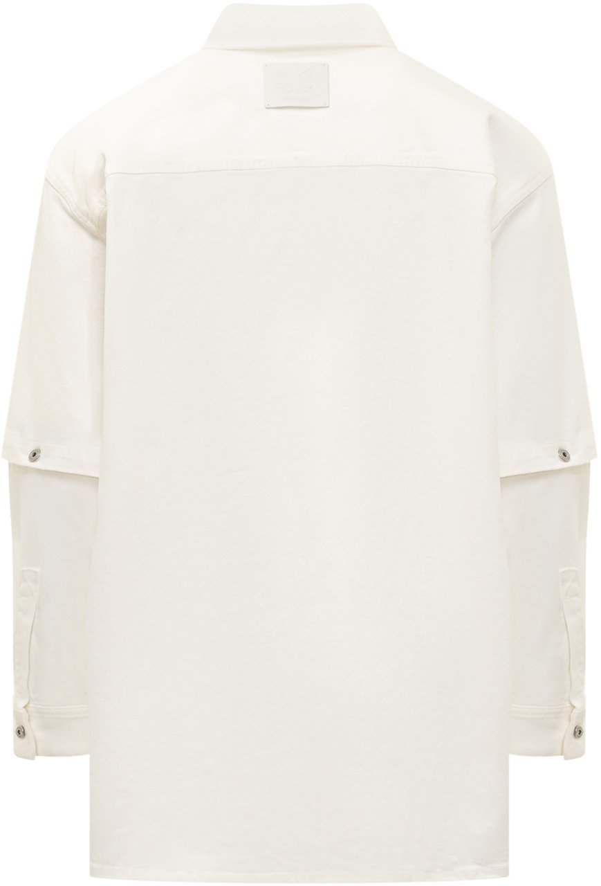 OFF-WHITE Camicia con Logo Wit