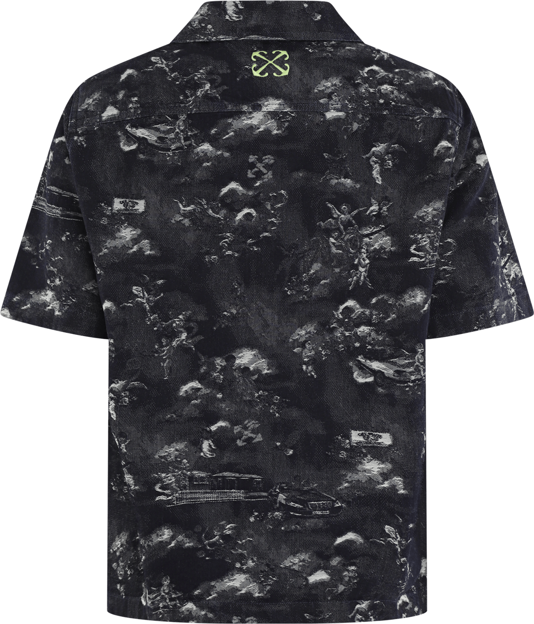 OFF-WHITE Heren Fresco Jacq Shirt Blauw Blauw